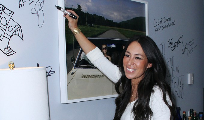 Gen X characteristics: Joanna Gaines writing on the wall