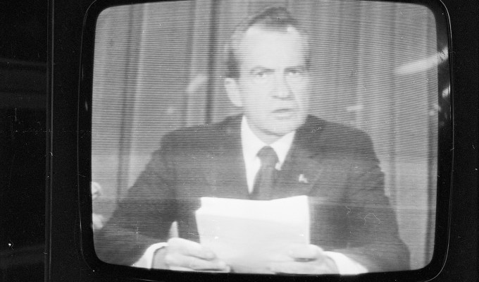 Gen X characteristics: Richard Nixon resigns on TV