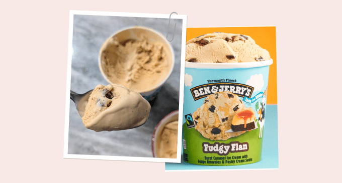 Ben & Jerry's Fudgy Flan