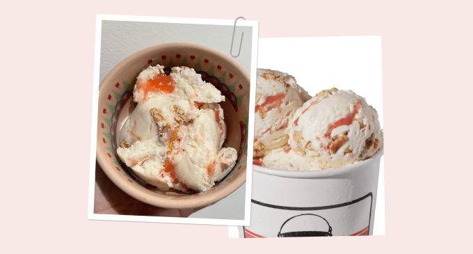 helado de sal y paja
