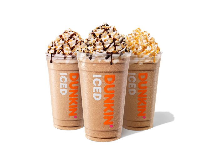 Menú de verano Dunkin: cafés congelados de helado