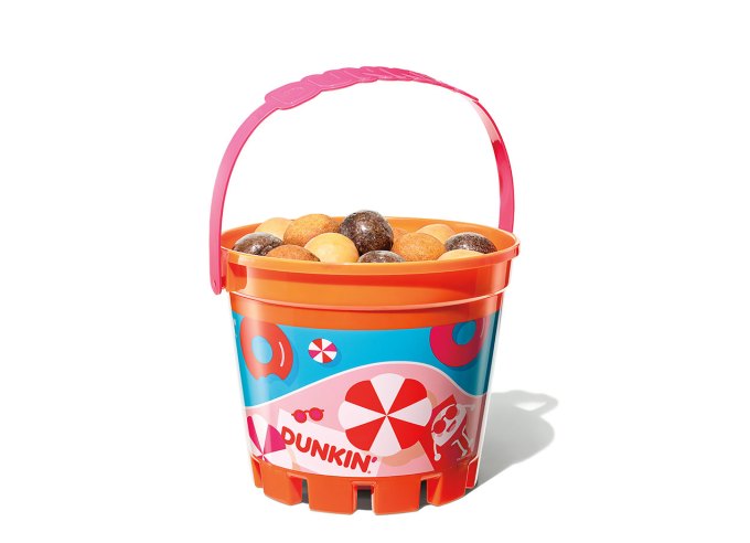 Menú de verano de Dunkin: Cubo Munchkin de la playa de verano
