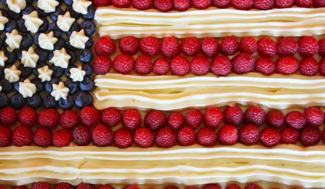 Ina Garten Flag Cake Receta para el 4 de julio