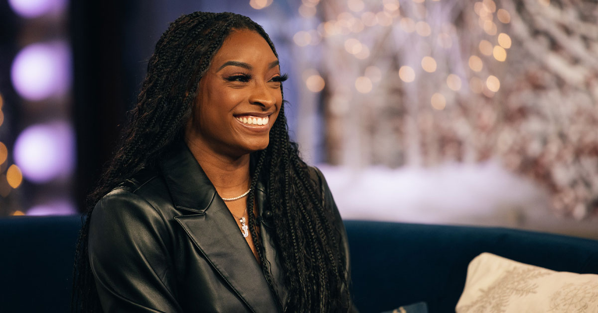 Las uñas de lunares de Simone Biles robaron el espectáculo