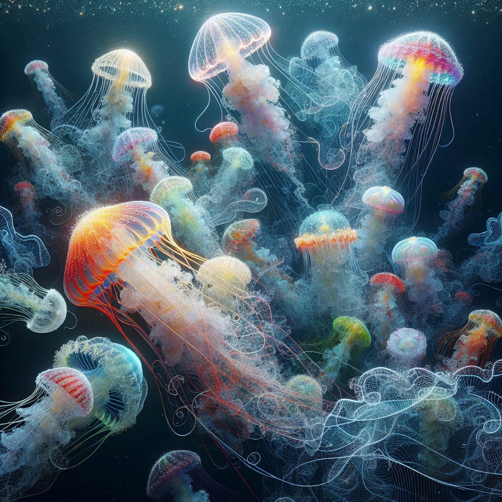 Un grupo de medusas se conoce como “bofetada”.