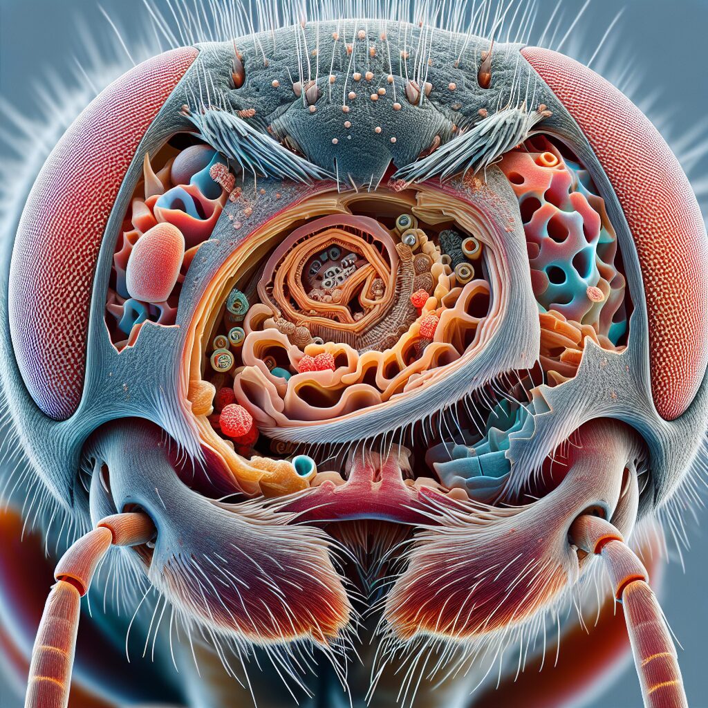 Las hormigas no tienen pulmones; respiran a través de pequeñas aberturas.