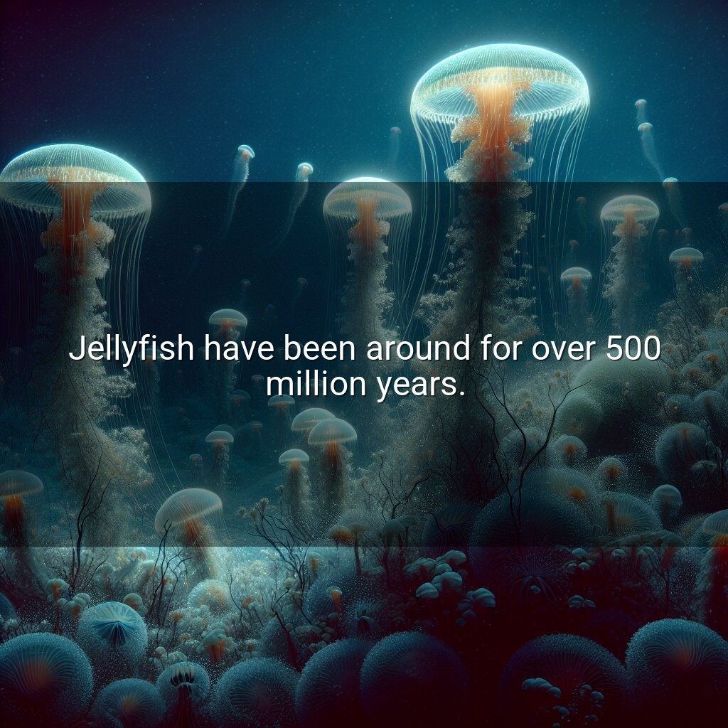 Las medusas existen desde hace más de 500 millones de años.