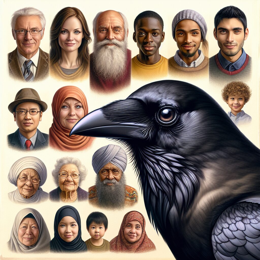 Los cuervos pueden recordar rostros humanos durante años.