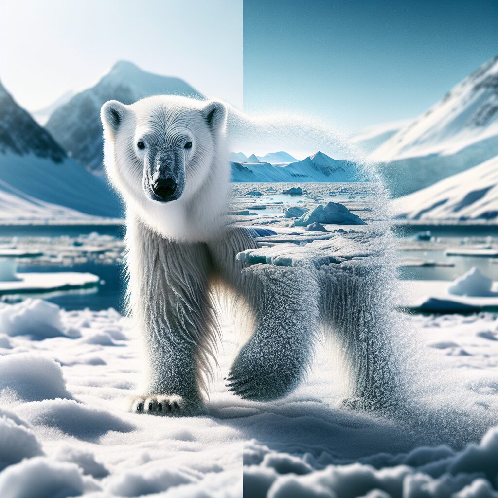 El pelaje del oso polar es transparente, no blanco.