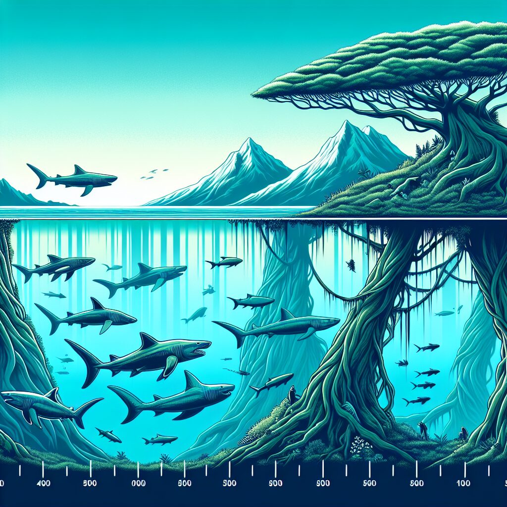Los tiburones son millones de años más viejos que los árboles.