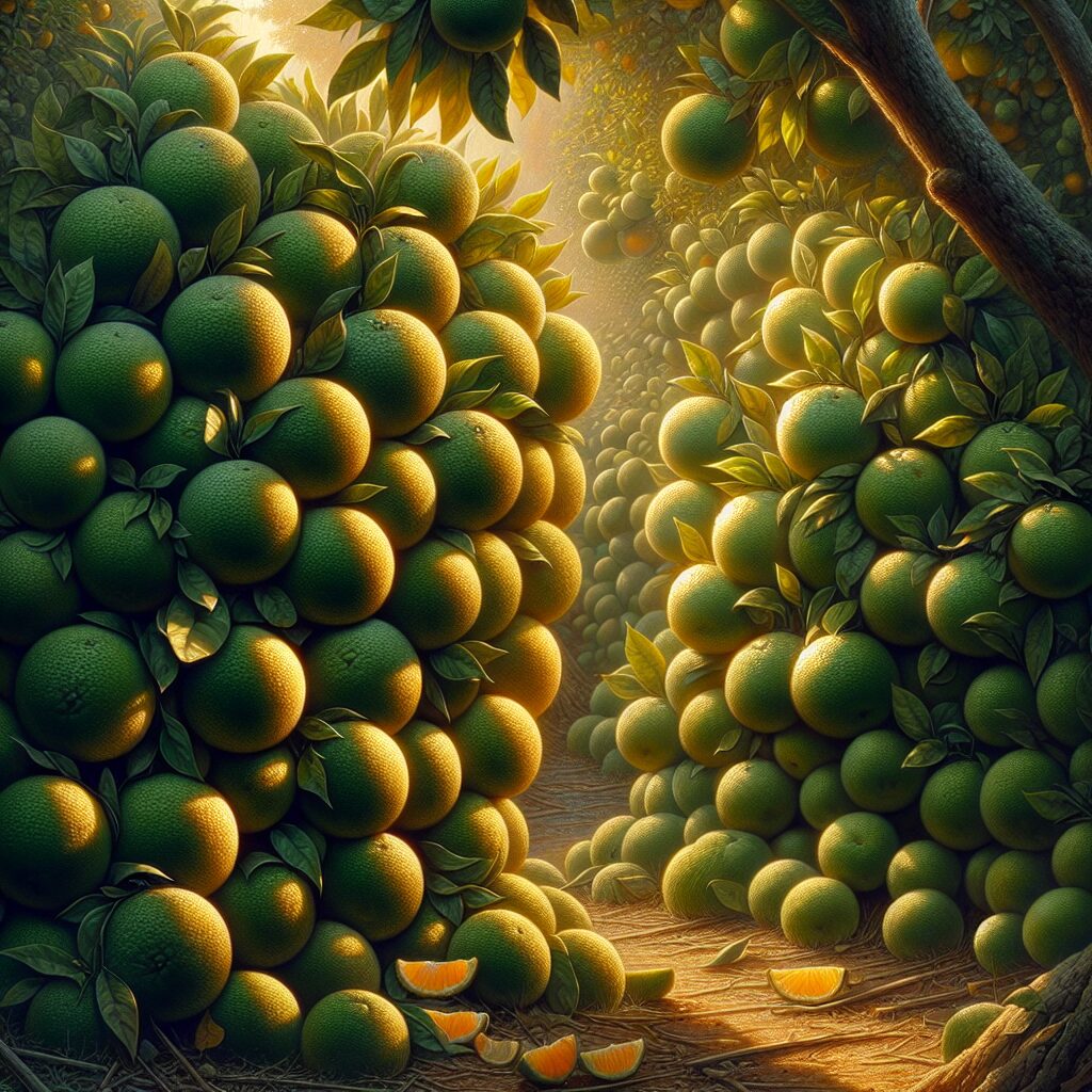 Las primeras naranjas no eran naranjas; eran verdes.