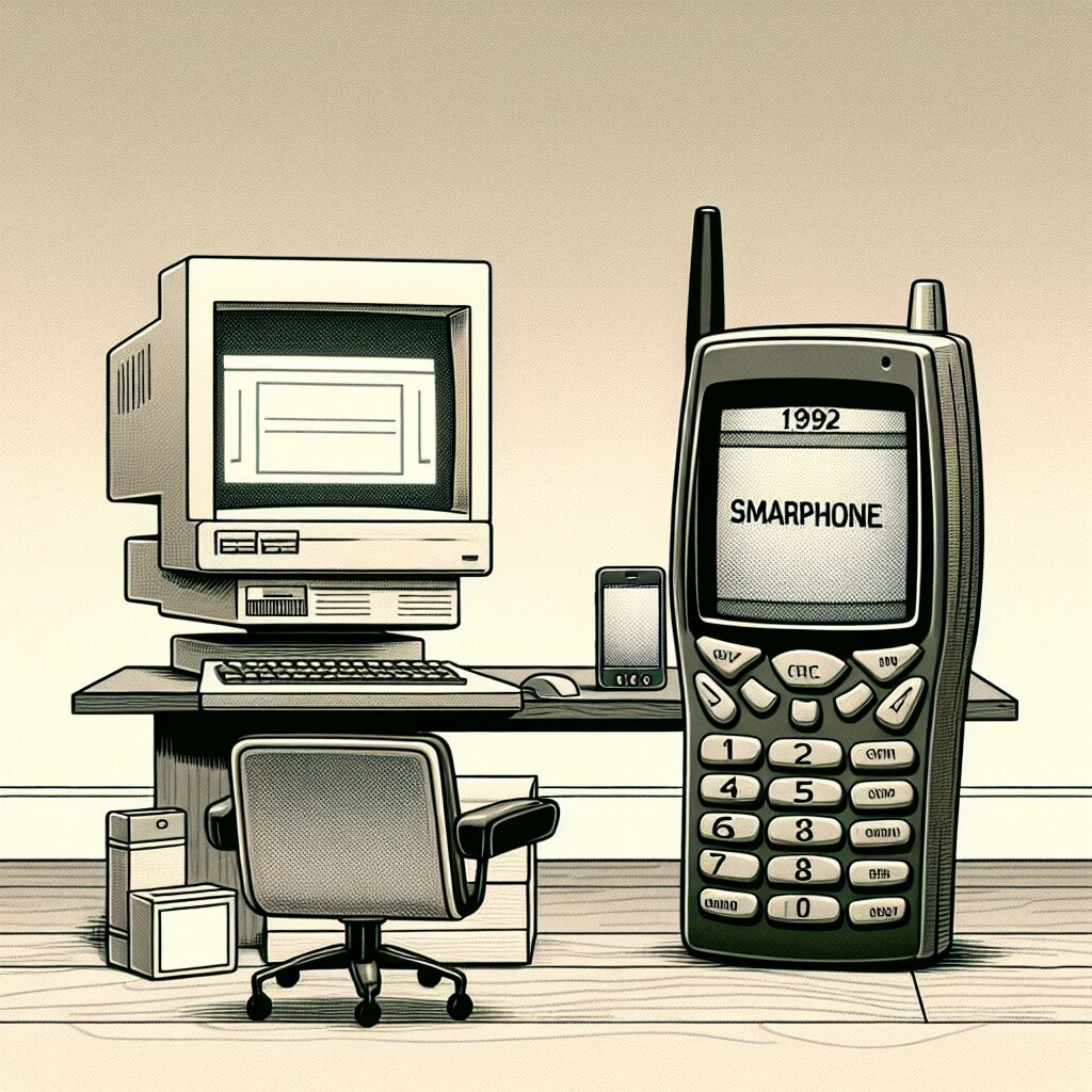 El primer teléfono inteligente fue lanzado en 1992 por IBM.