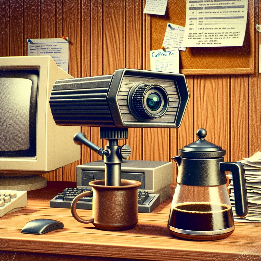 La primera cámara web se utilizó para controlar una cafetera.