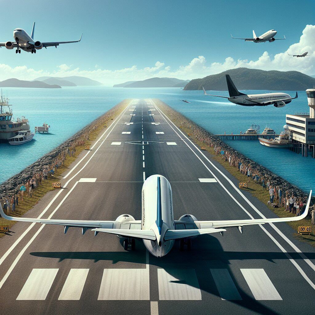El vuelo comercial más corto dura menos de dos minutos.