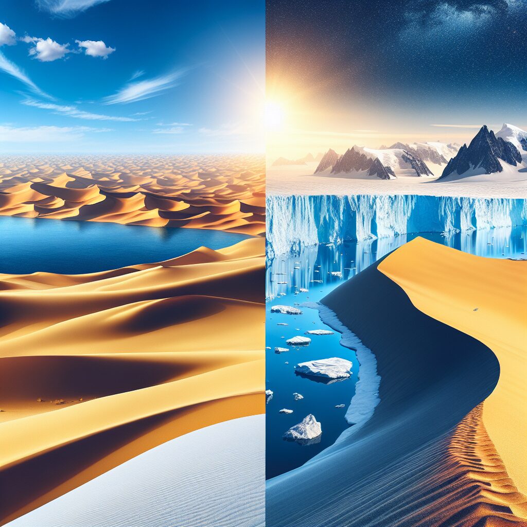 El desierto más grande del mundo no es el Sahara sino la Antártida.