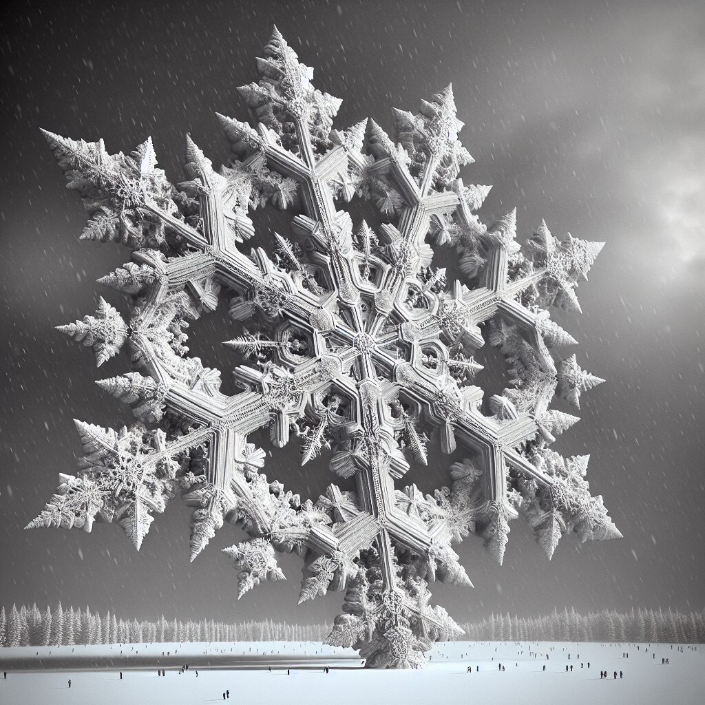 El copo de nieve más grande del mundo tenía 15 pulgadas de ancho.