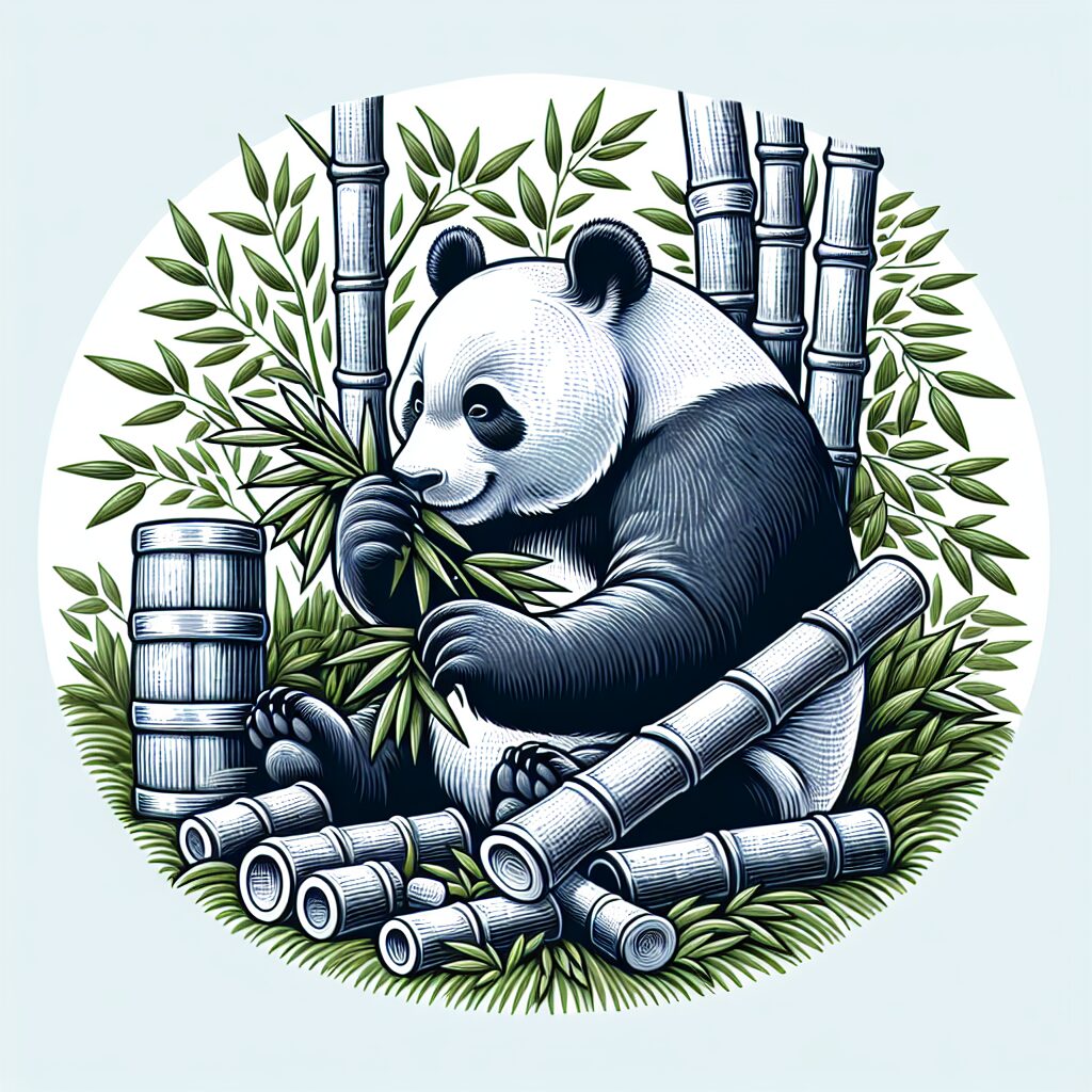 Por qué los pandas prefieren el bambú