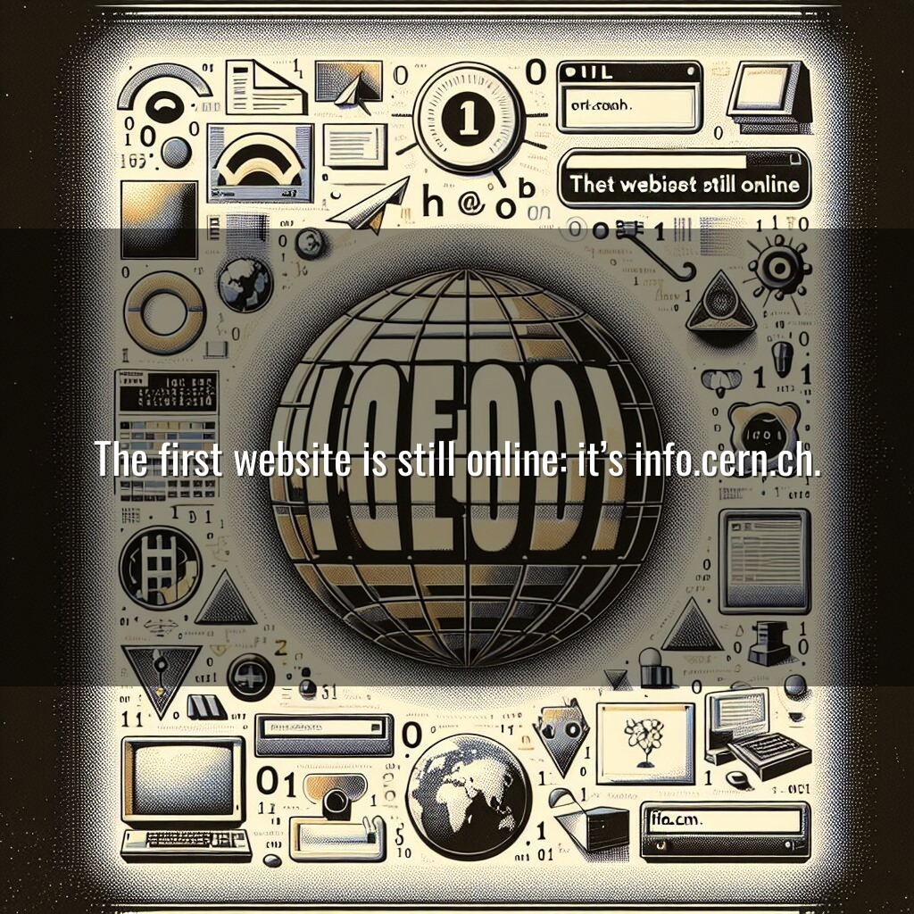 El primer sitio web de la historia: todavía en línea