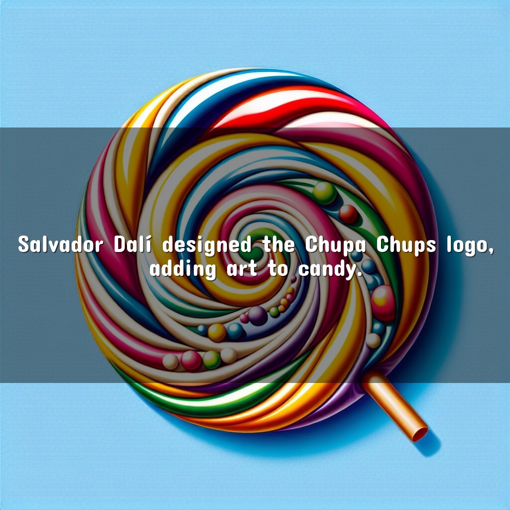 Cómo diseñó Dalí el logotipo de Chupa Chups