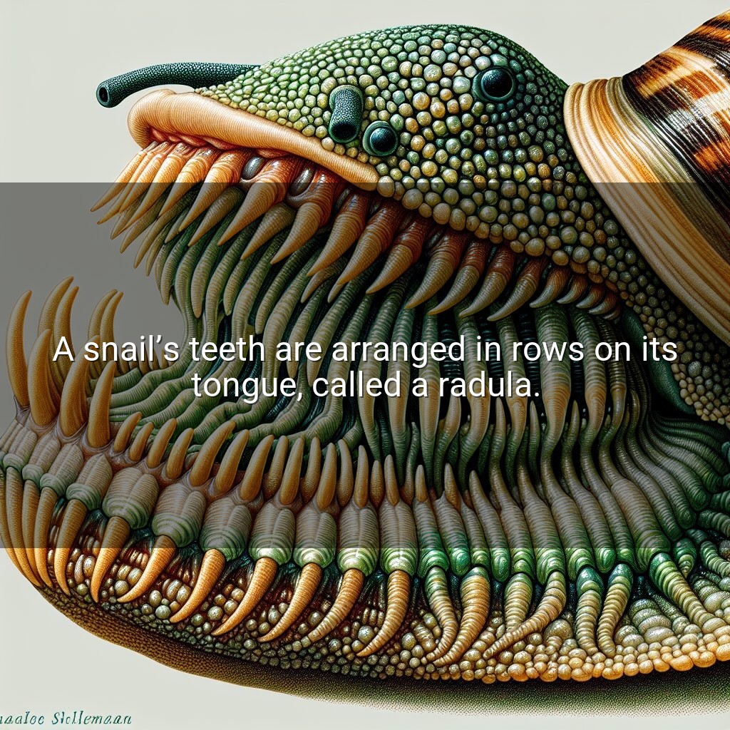 El fascinante mundo de la rádula de los caracoles