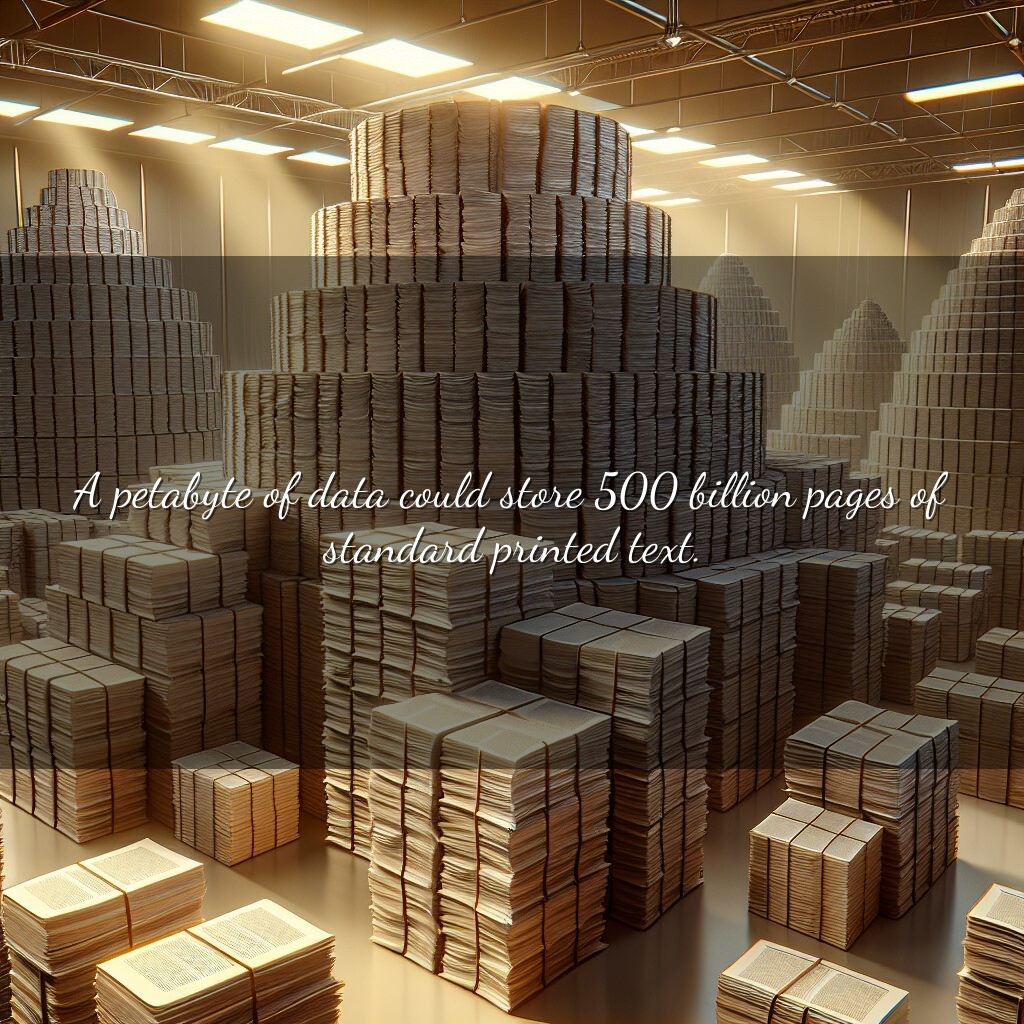 Comprender el poder de un petabyte