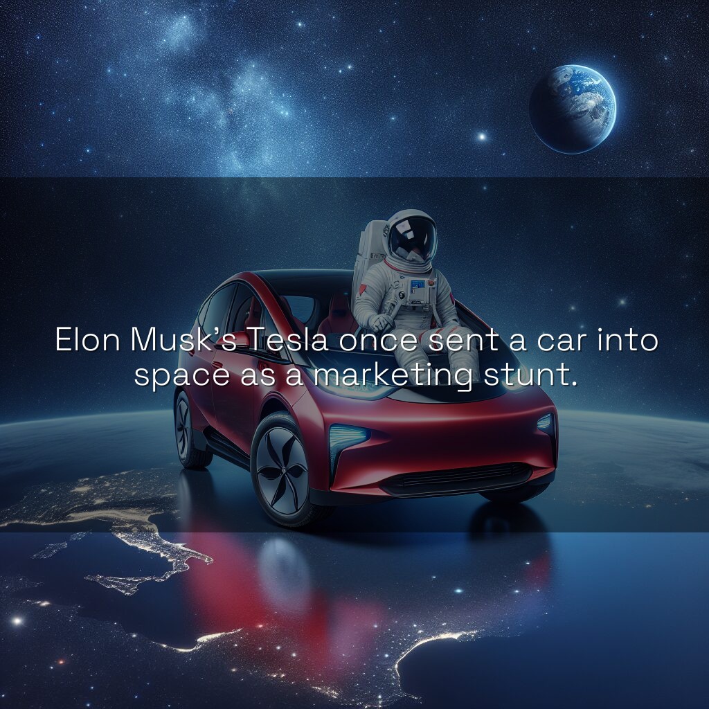 Tesla en el espacio de Elon Musk: genio del marketing