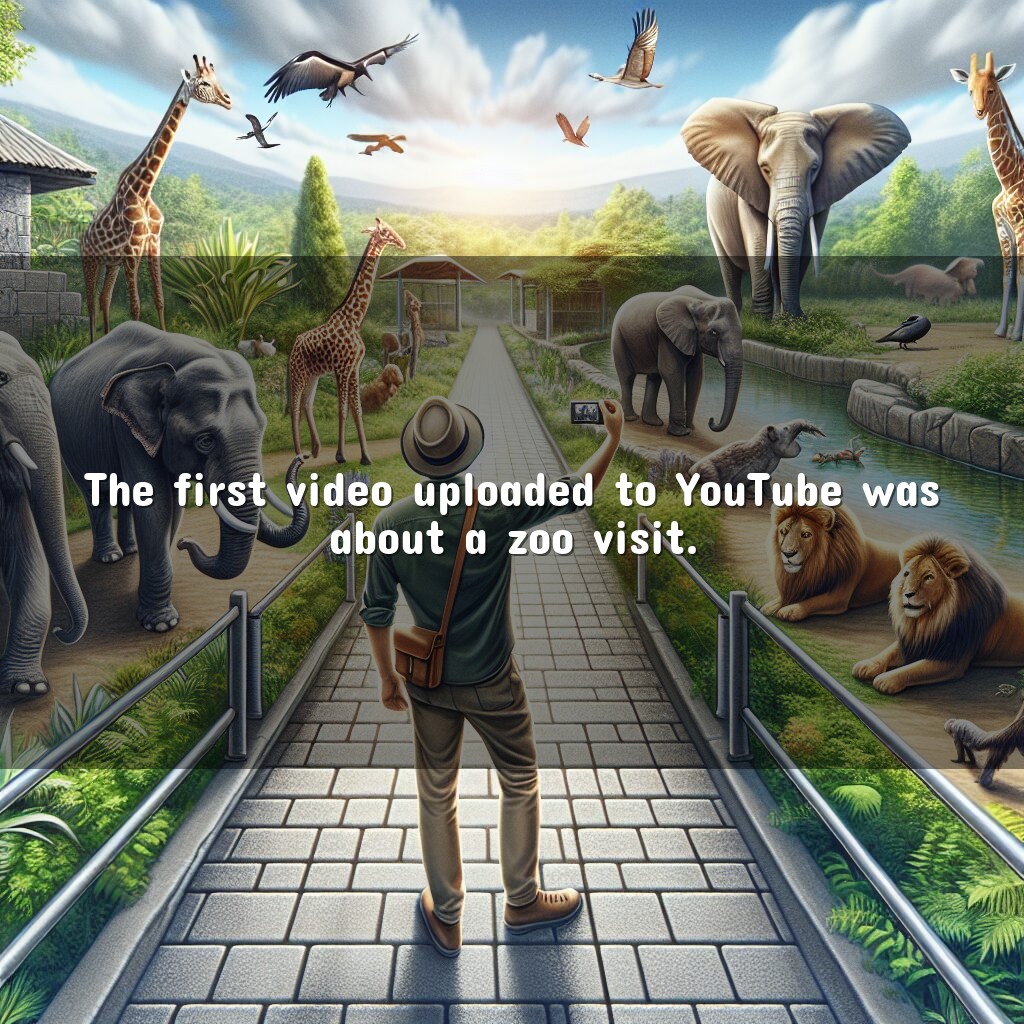 Primer vídeo en YouTube: una visita al zoológico