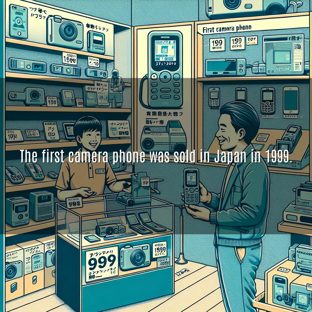 Presentación del primer teléfono con cámara: revolución de 1999