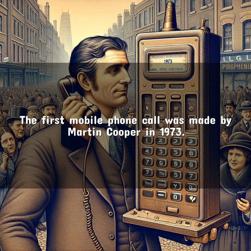 Primera llamada móvil de Martin Cooper: un salto adelante