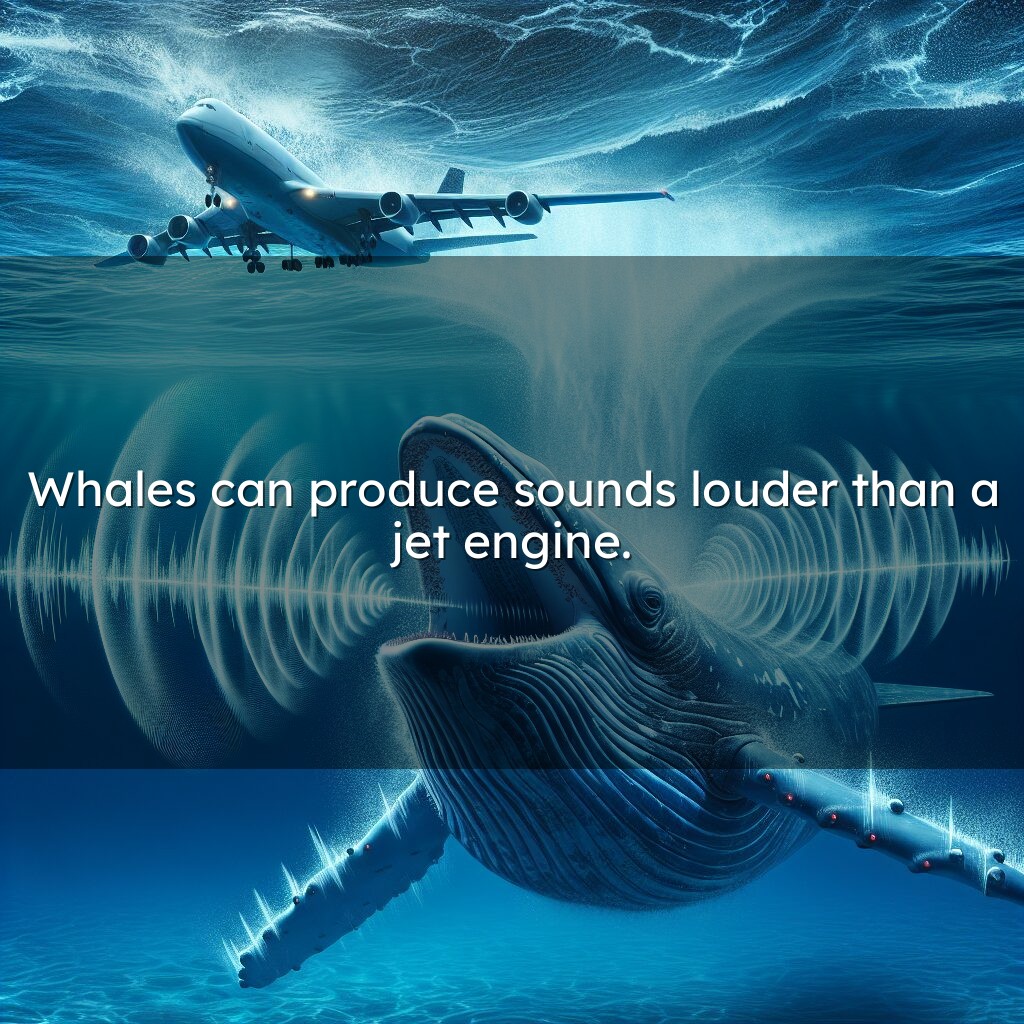 Sonidos de ballenas: más fuertes que un jet