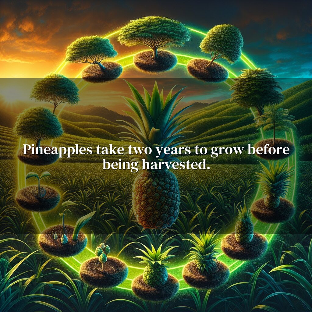 Crecimiento de la piña: un viaje de dos años