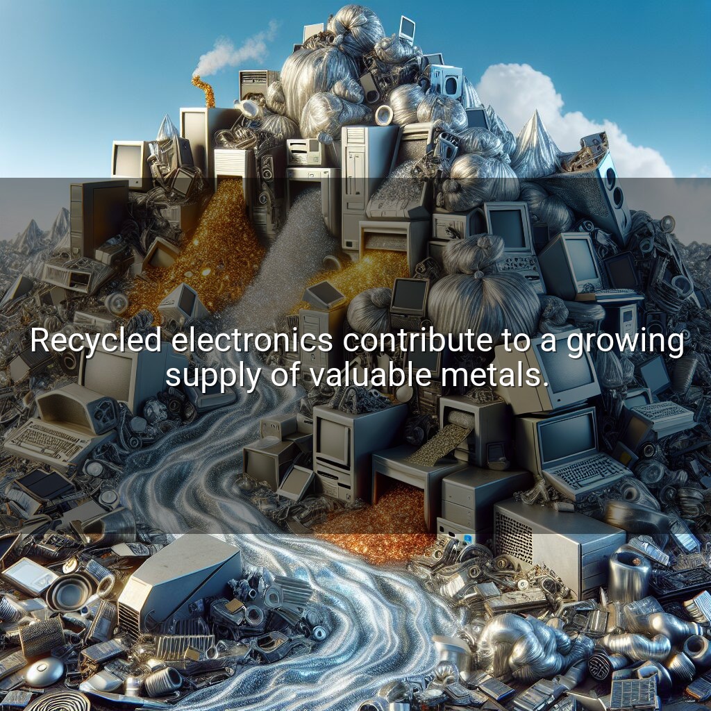 Una fuente oculta de metales valiosos