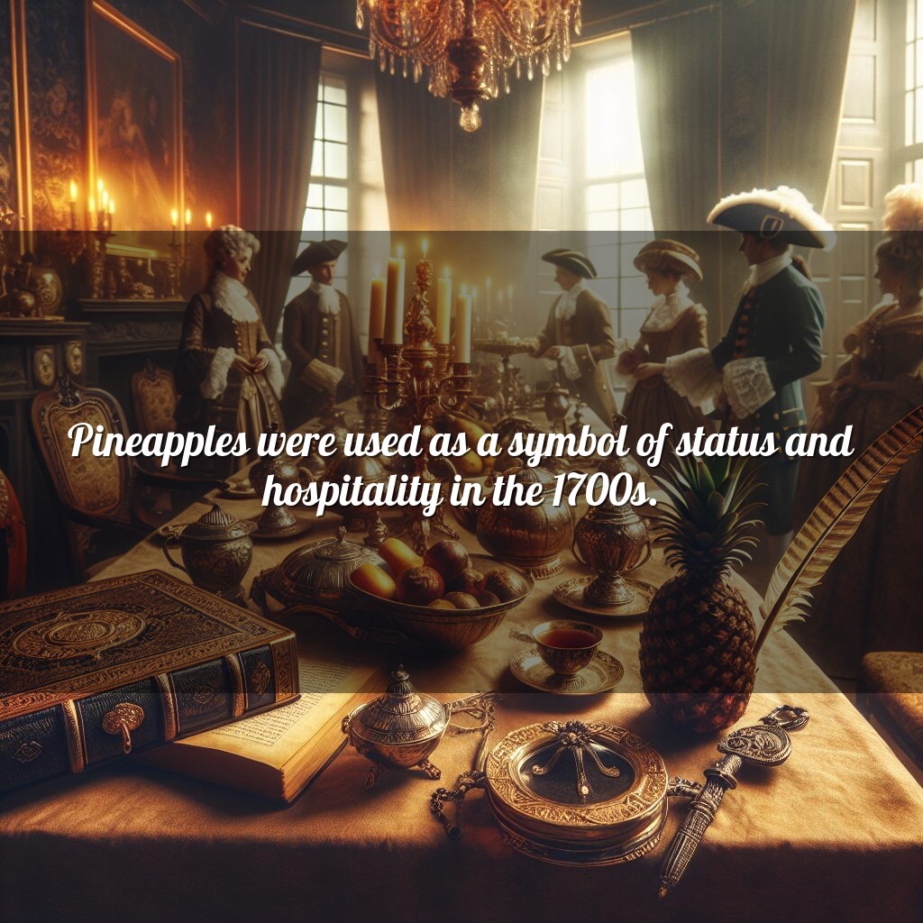 La piña simbólica del siglo XVIII