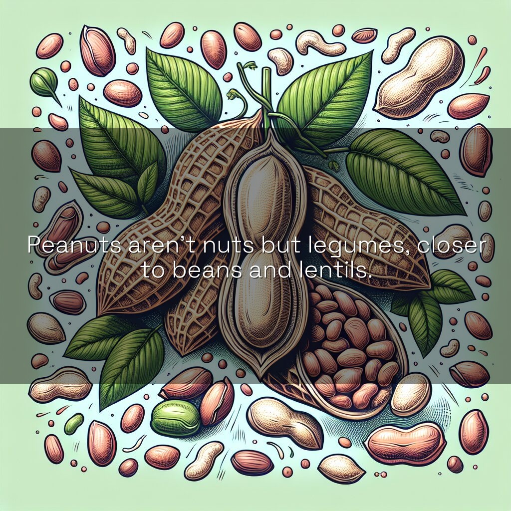 Cacahuetes: no frutos secos, sino legumbres