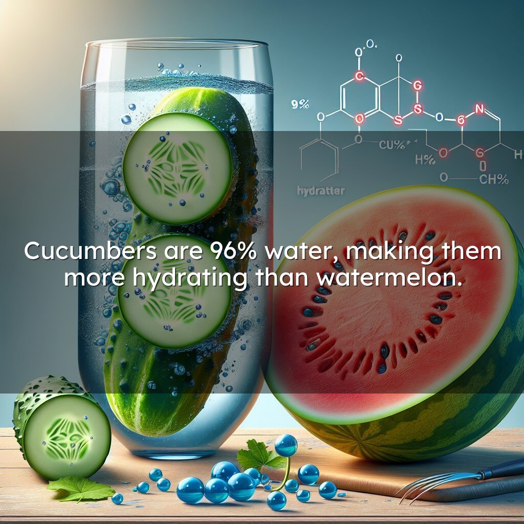 Descubre el poder hidratante de los pepinos