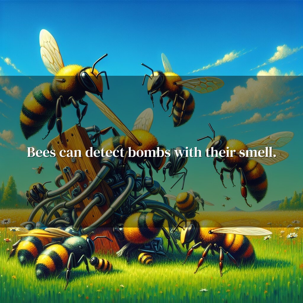Abejas: detectores de bombas de la naturaleza