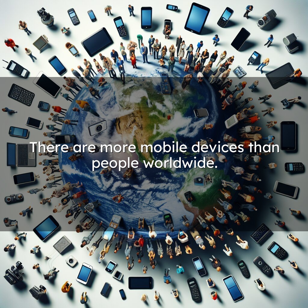 Los dispositivos móviles superan en número a los humanos
