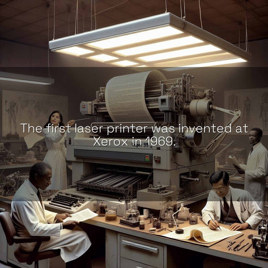 El viaje revolucionario de la primera impresora láser
