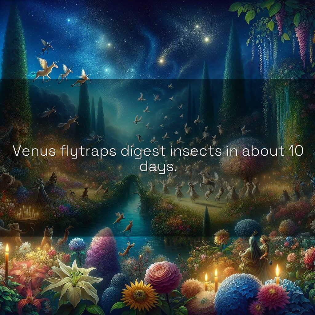 Cómo las Venus atrapamoscas digieren los insectos