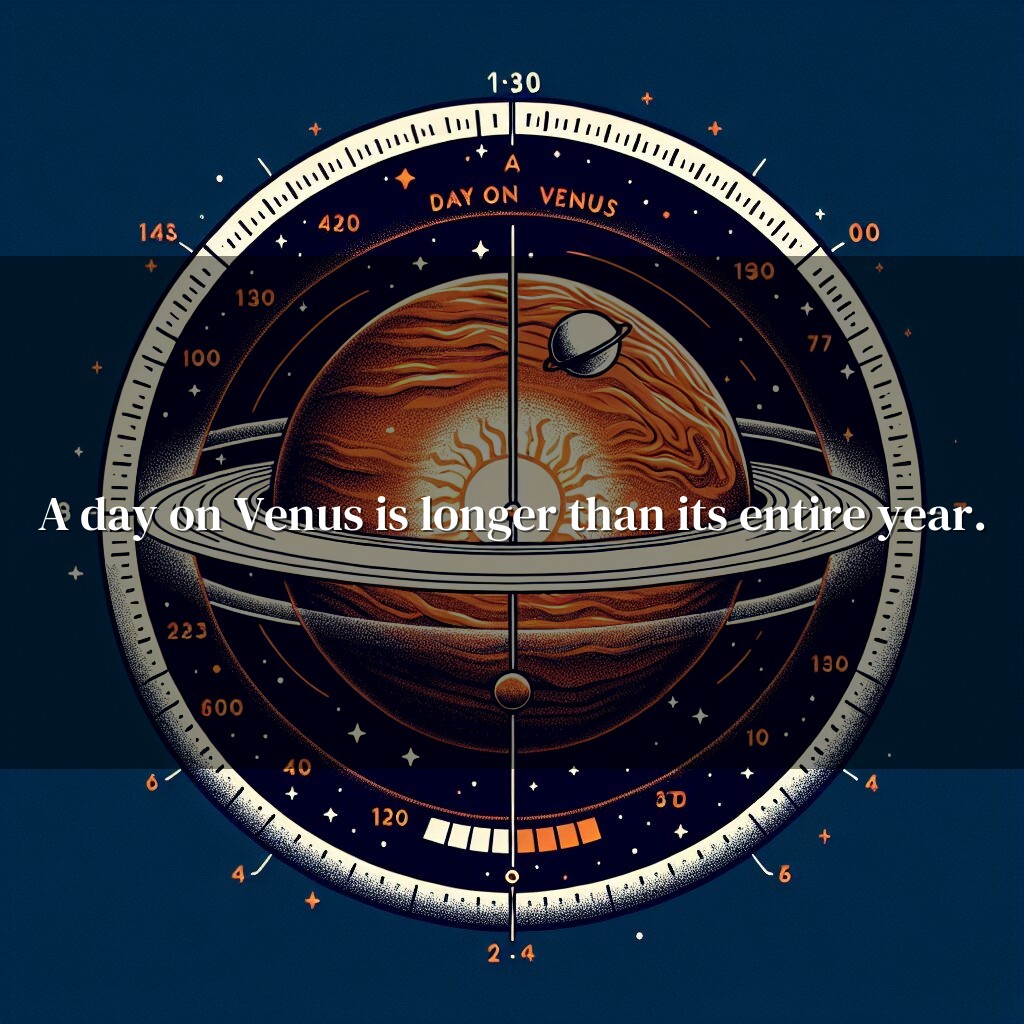Por qué un día en Venus dura más que un año