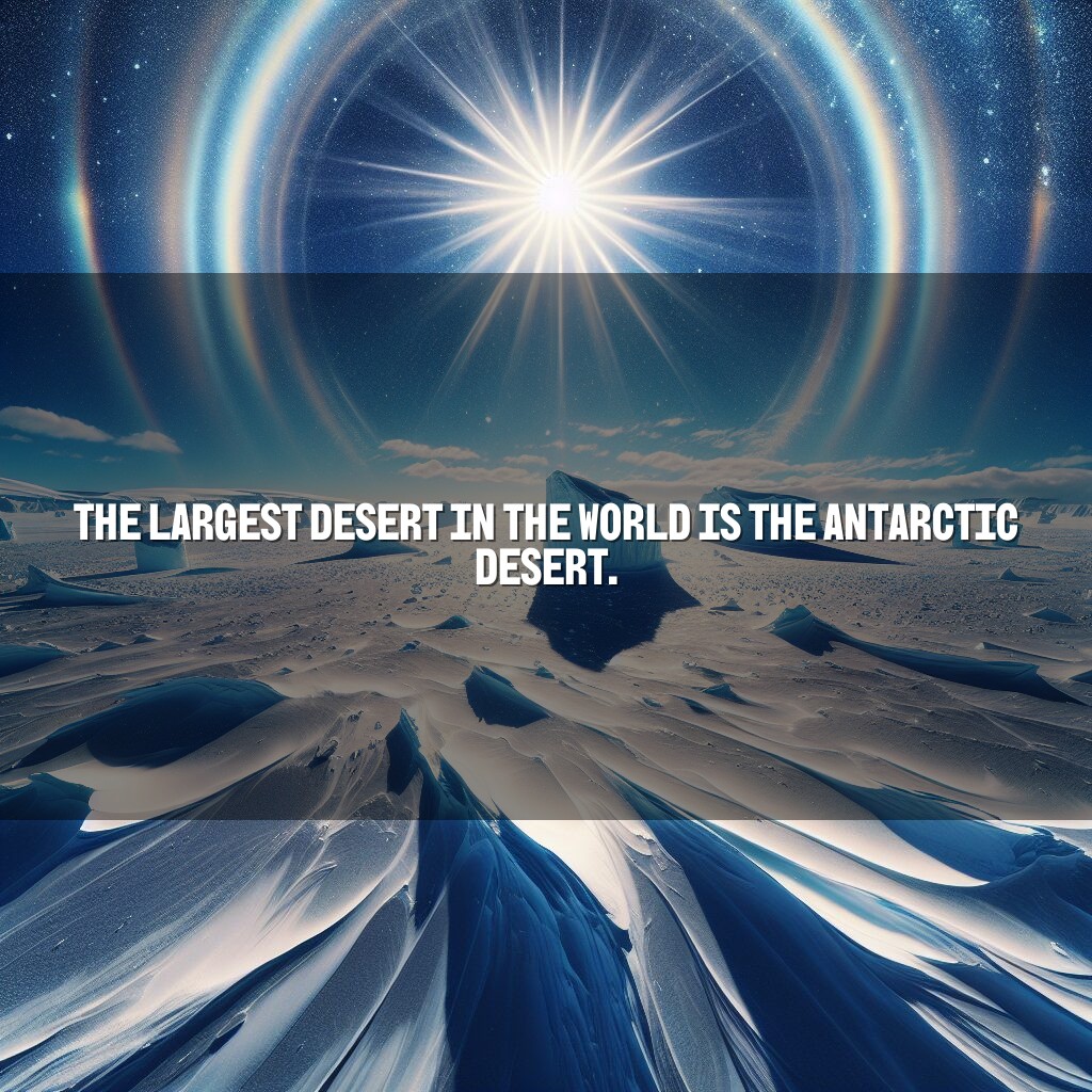 Desierto Antártico: el desierto más grande del mundo
