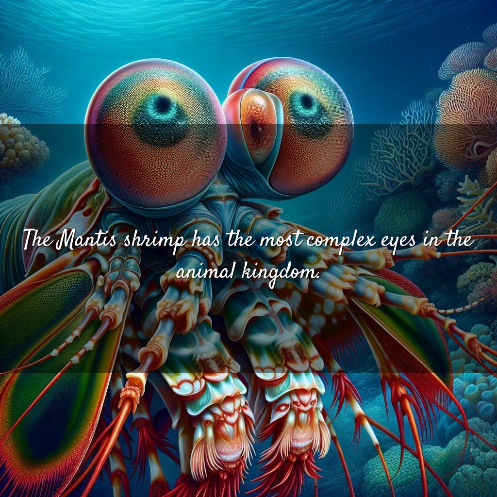 Los ojos complejos del camarón mantis