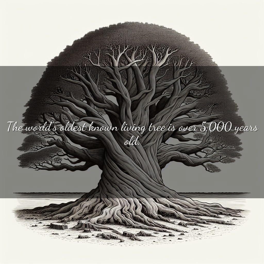 El árbol vivo más antiguo del mundo