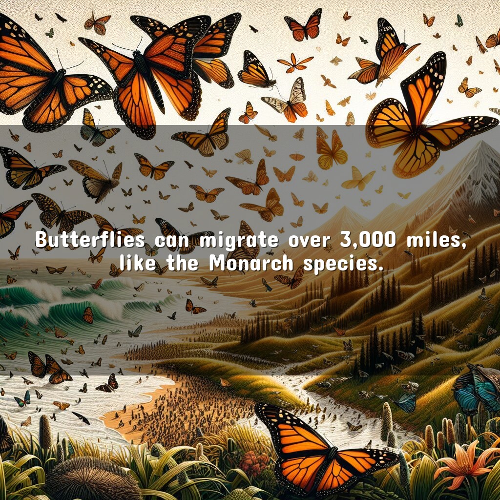 La migración de 3.000 millas de las mariposas monarca