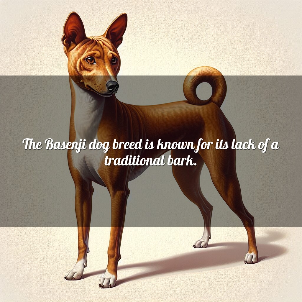 El exclusivo perro Basenji sin ladridos