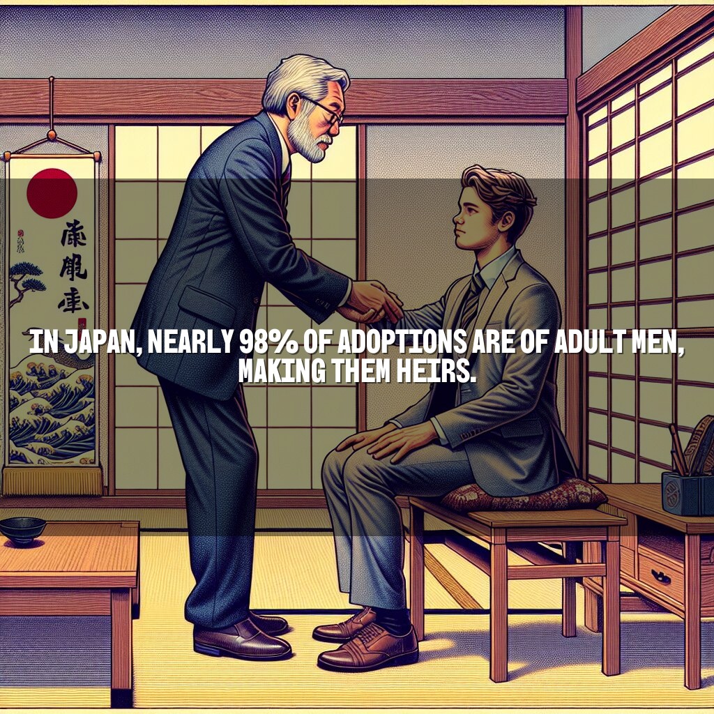 La adopción única de hombres adultos en Japón