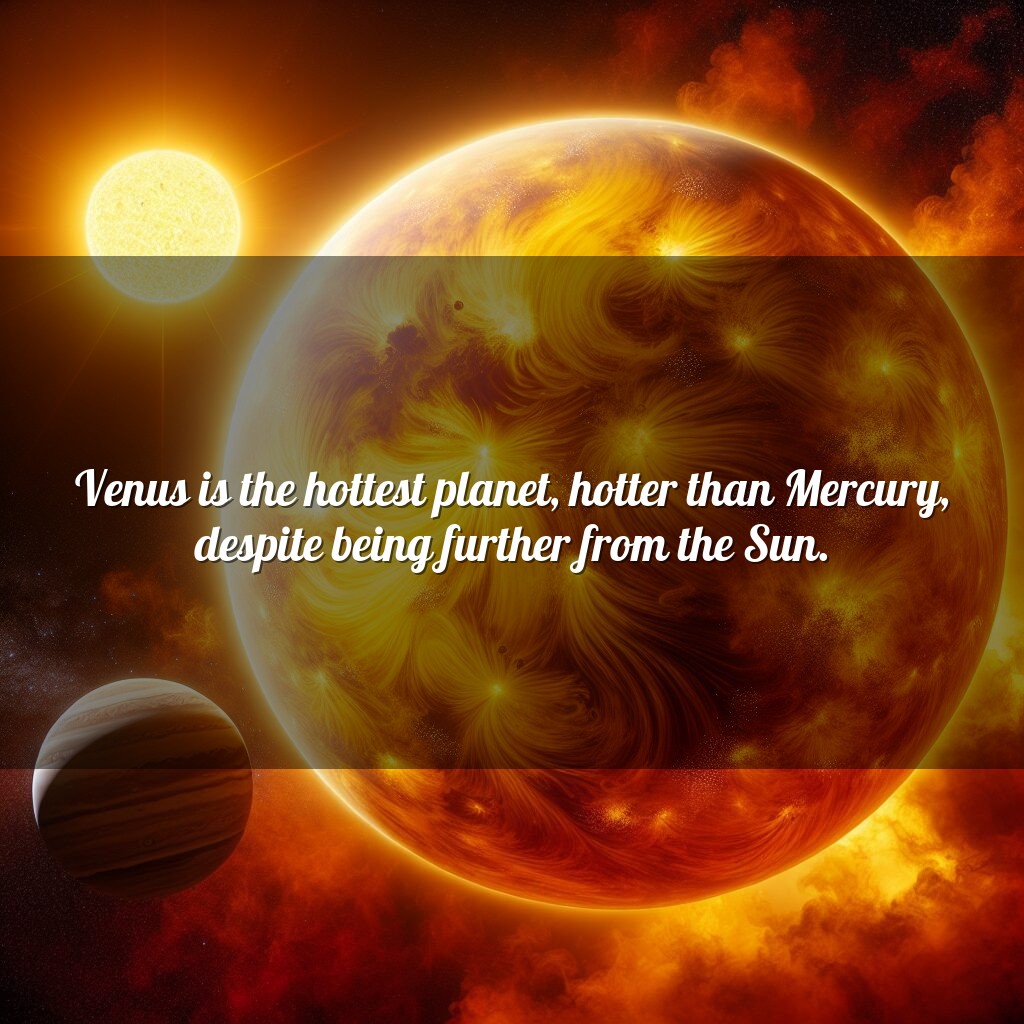 Por qué Venus es más caliente que Mercurio