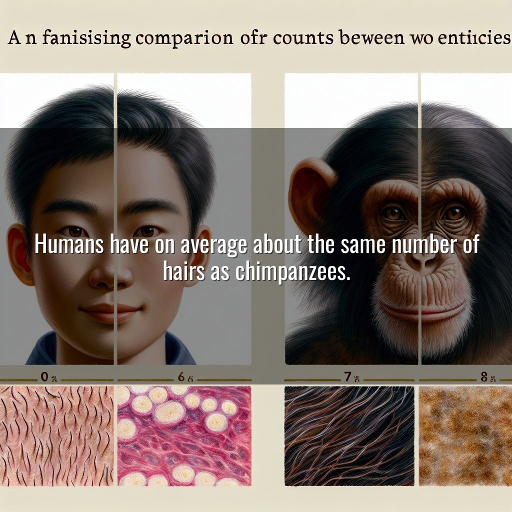 Humanos vs. Chimpancés: la paradoja del cabello