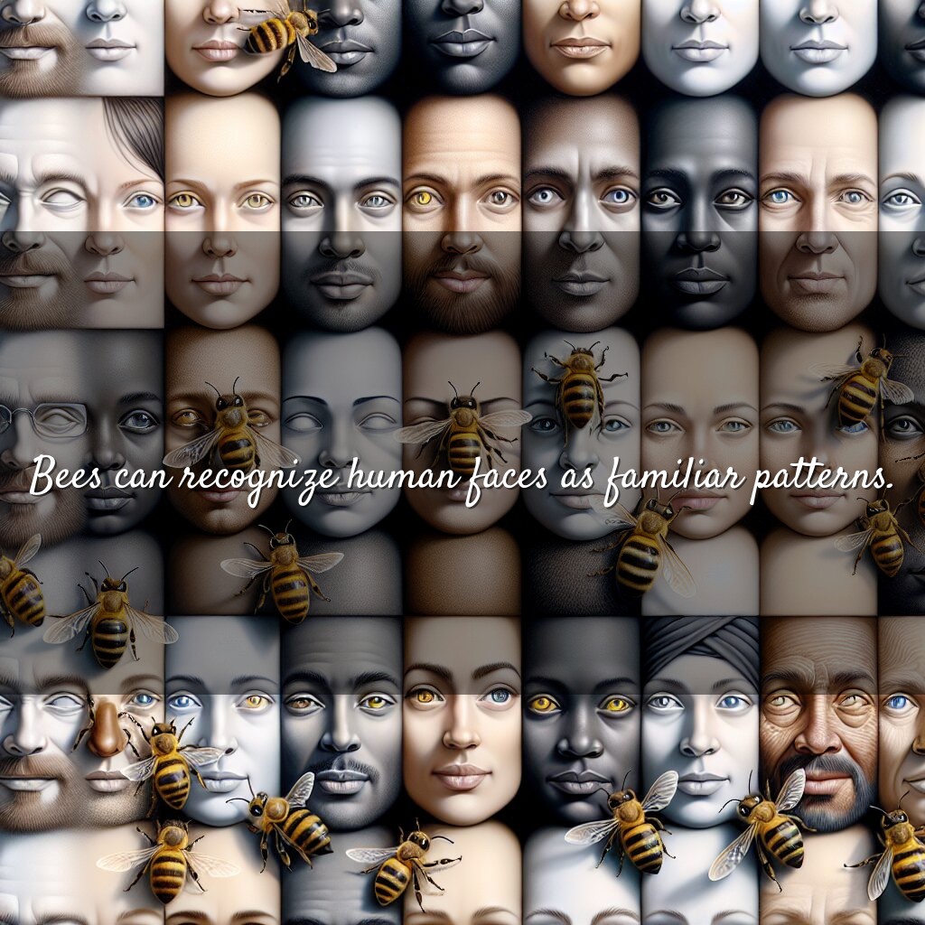 Las abejas reconocen rostros humanos