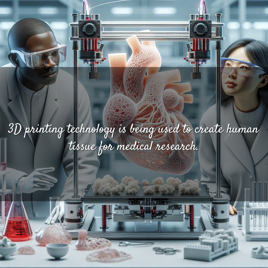 Impresión 3D de tejido humano: una revolución en la medicina